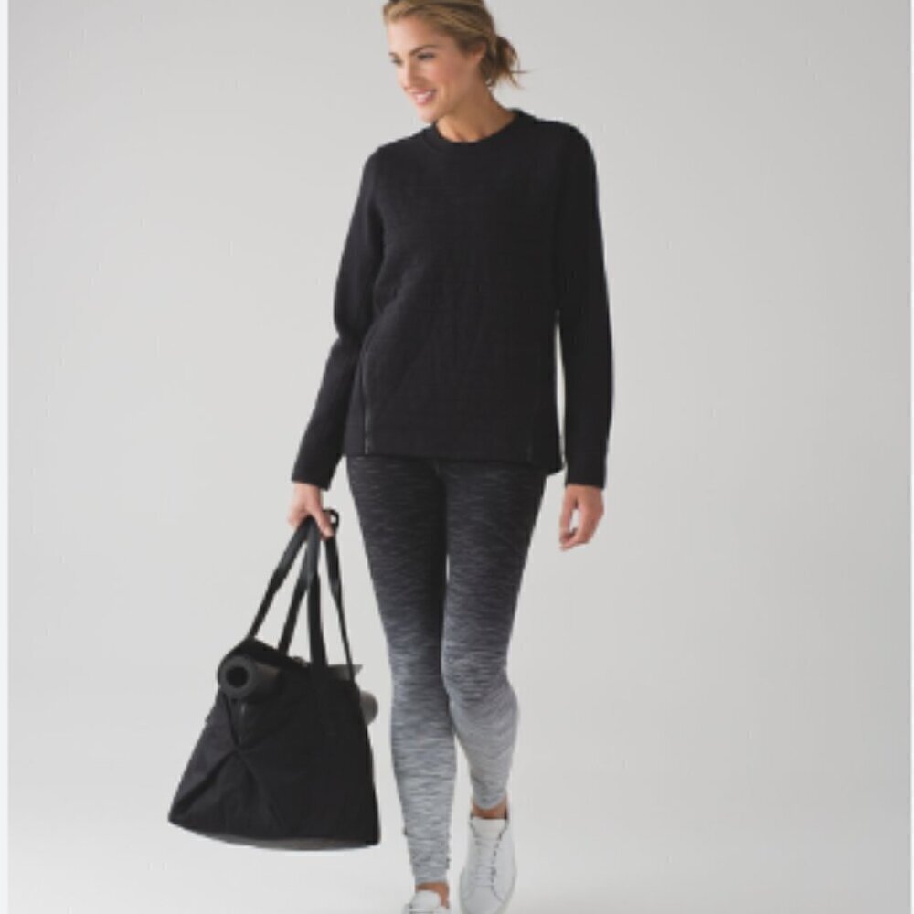 Lululemon Wunder Under Hi-Rise Ombre Space Dye Black Deep Coal